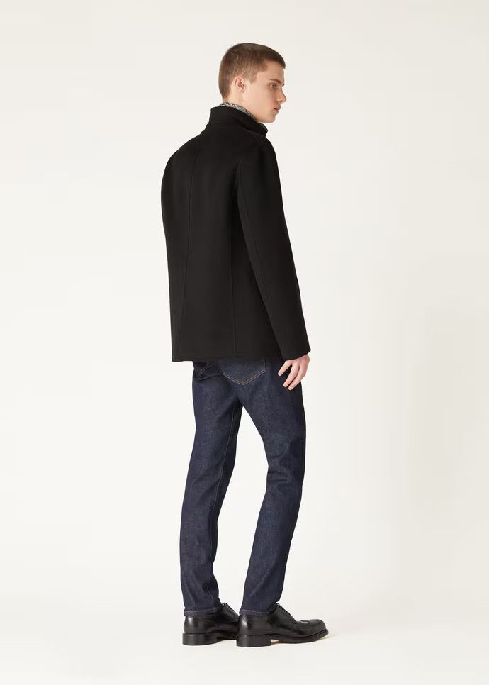 Loro Piana o1w1db10725 FAO5134 Paolo Jacket in Black Size US XL / EU 56 / 4 - 5 Thumbnail