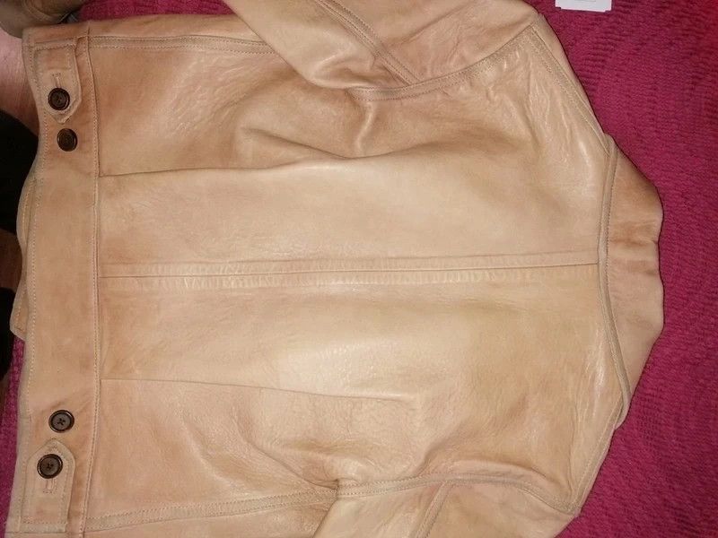 Polo Ralph Lauren × Ralph Lauren Ralph Lauren Jacket Bomber Leather Bike Biker Moto Pocket Size S / US 4 / IT 40 - 6 Thumbnail