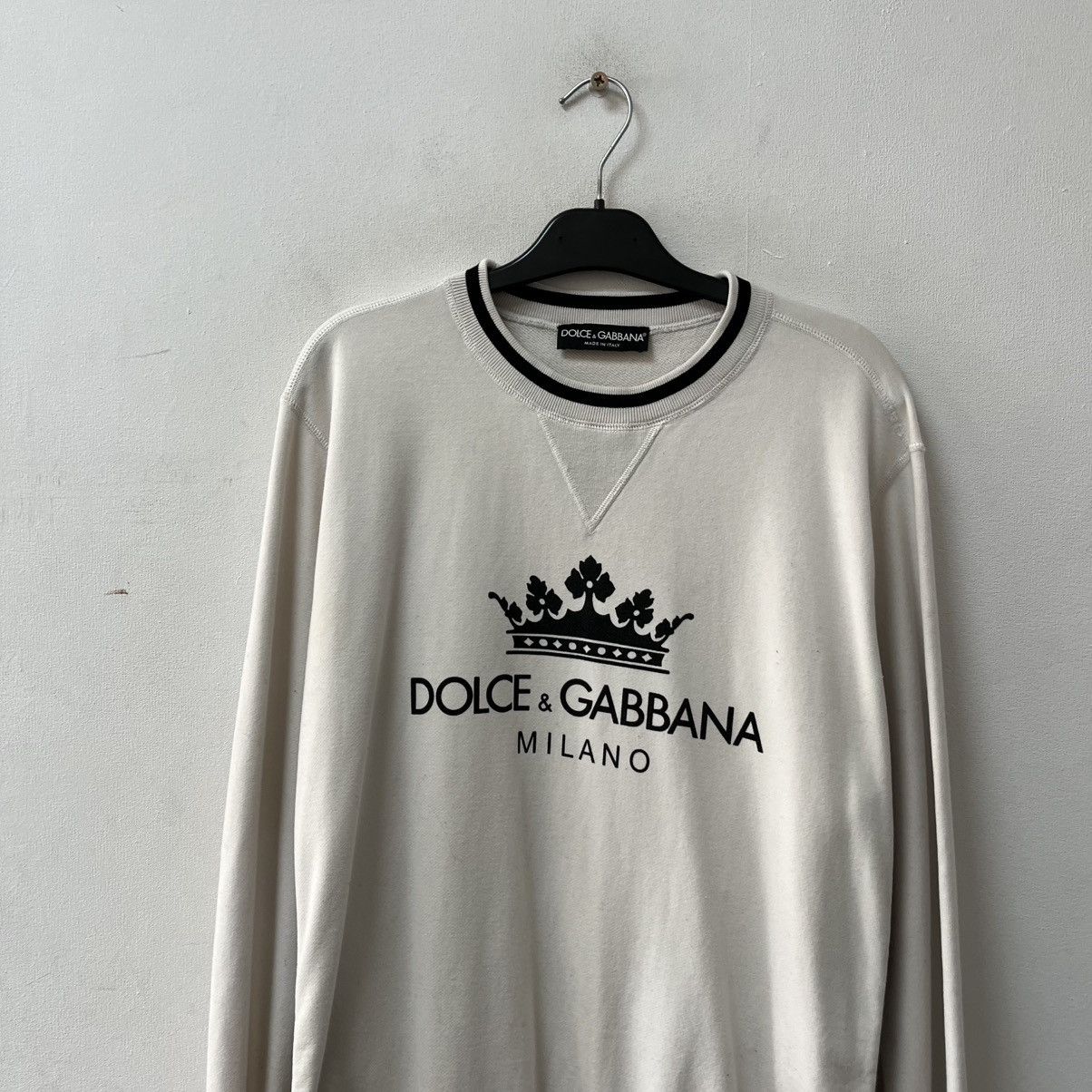 Dolce & Gabbana Rare Dolce & Gabbana sweatshirt big logo Milano Size US M / EU 48-50 / 2 - 3 Thumbnail