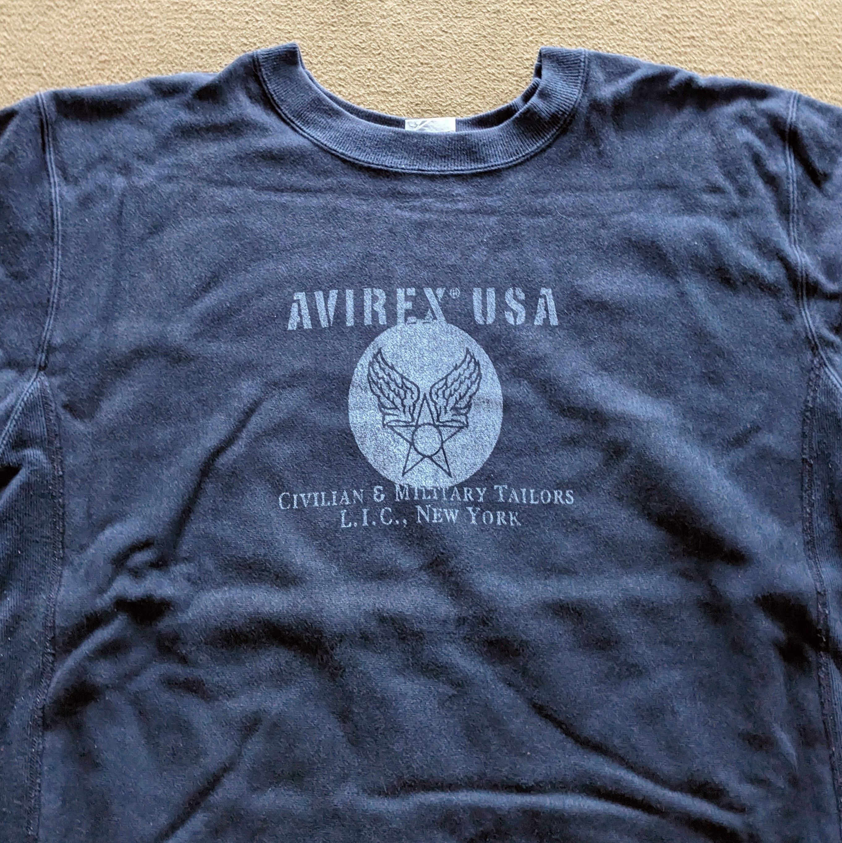 Vintage Vintage AVIREX USA Military Style Sweatshirt Size US L / EU 52-54 / 3 - 2 Thumbnail