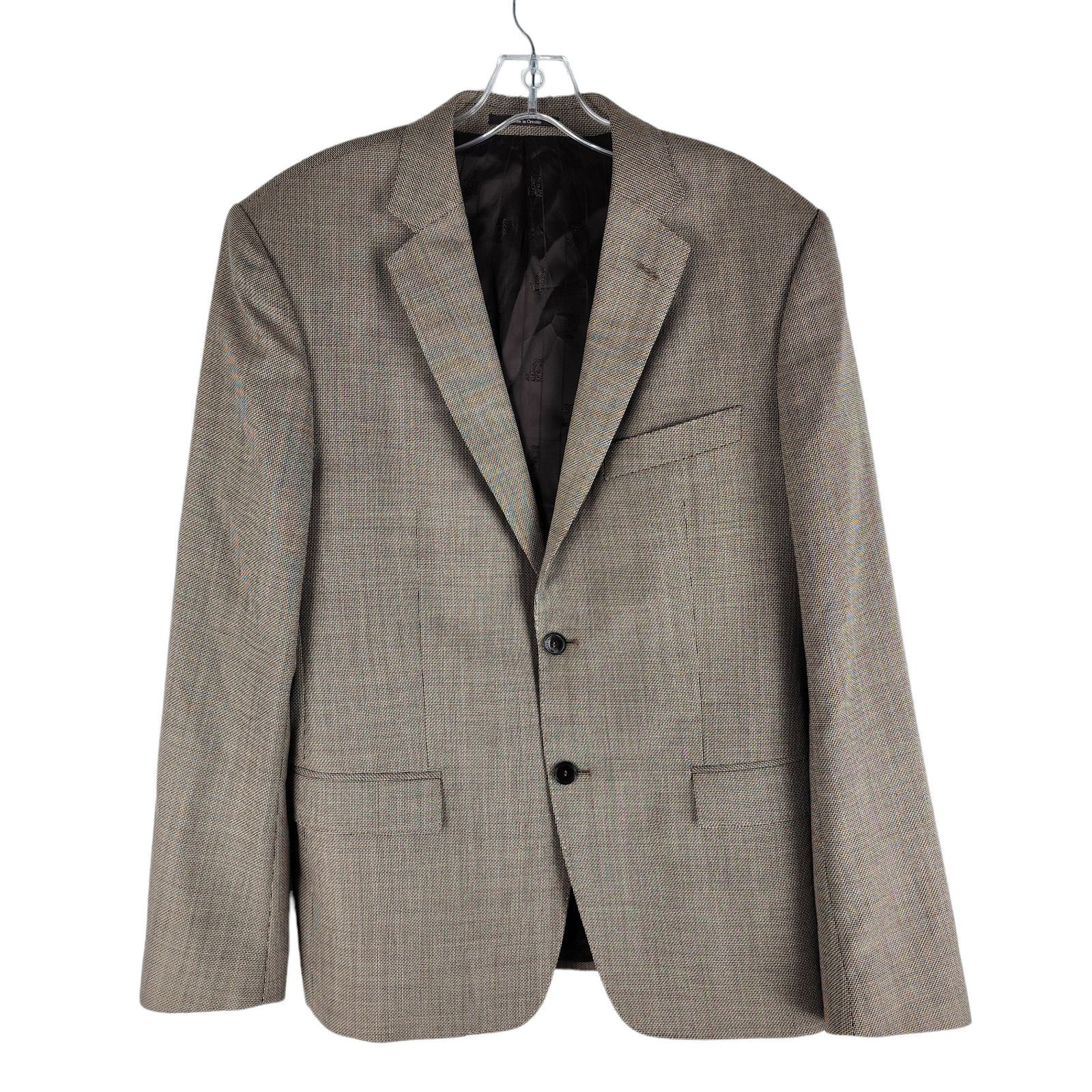 Versace Collection Wool Polyester Double Vent Blazer 42R