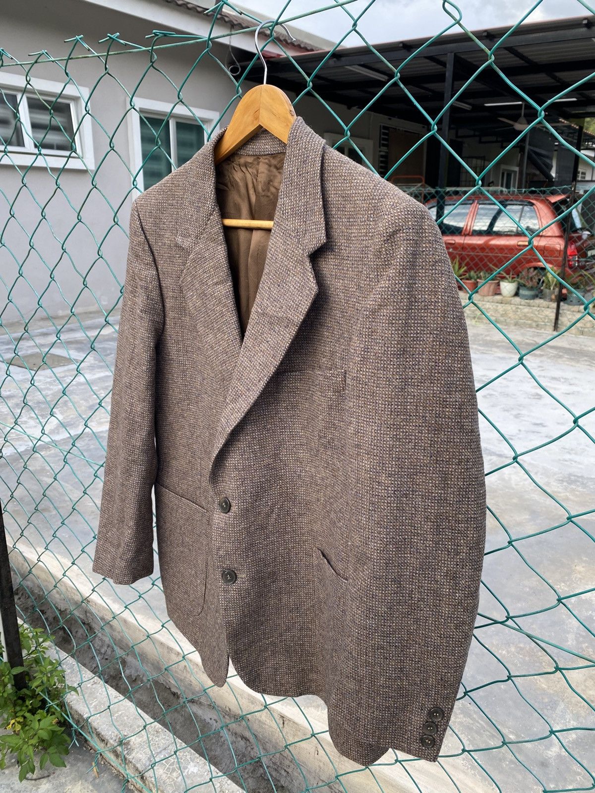 Yves Saint Laurent Vintage Yves Saint Laurent Diffusion Hommes Wool Blazer Size 42R - 5 Thumbnail