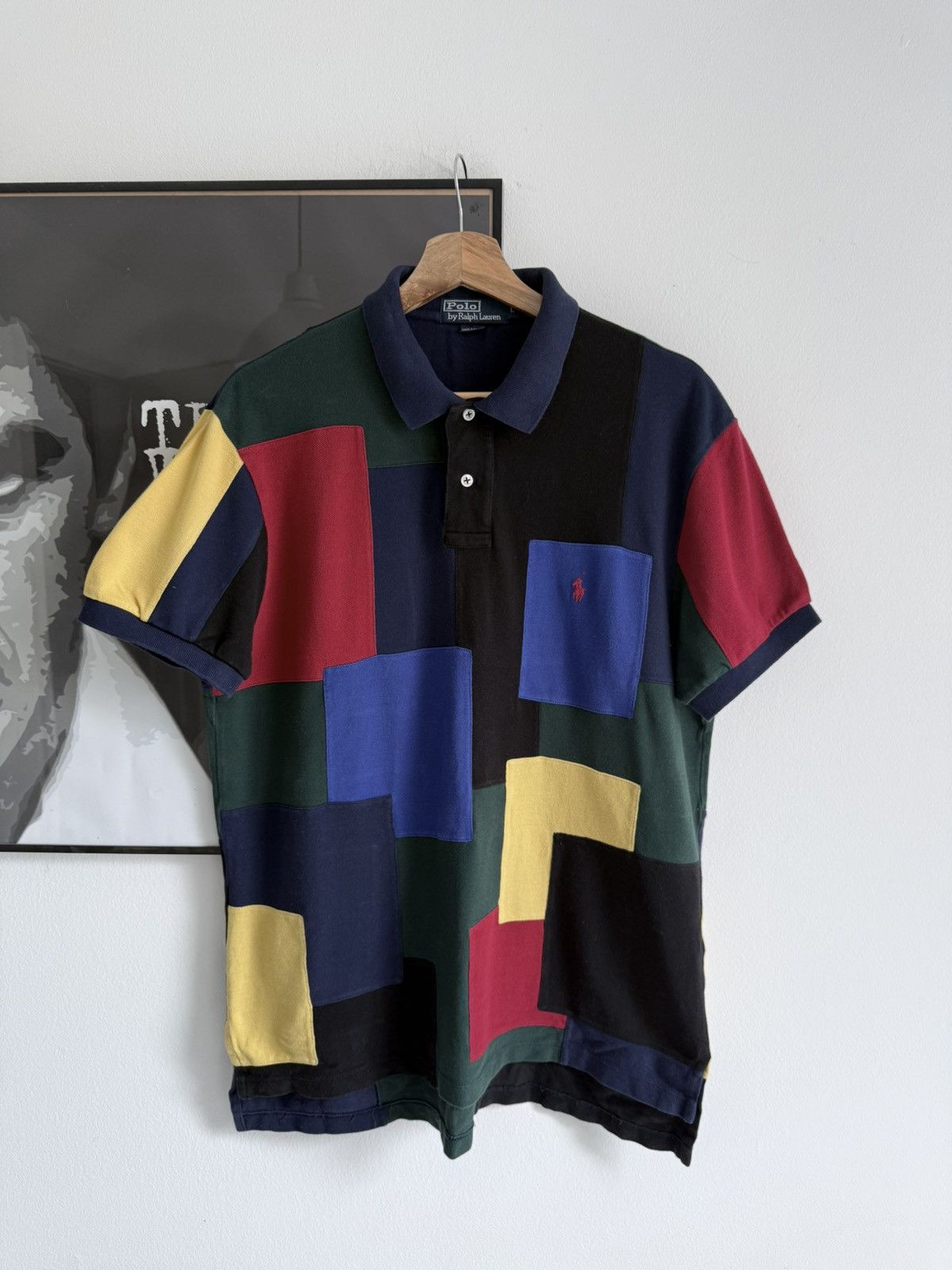 Polo Ralph Lauren Polo Ralph Lauren patchwork t-shirt 90’s vintage Size US L / EU 52-54 / 3 - 1 Thumbnail