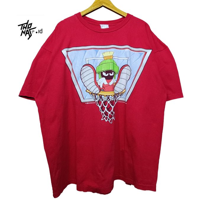 Vintage Vintage 90s Marvin The martian Basketball Looney Tunes | Grailed