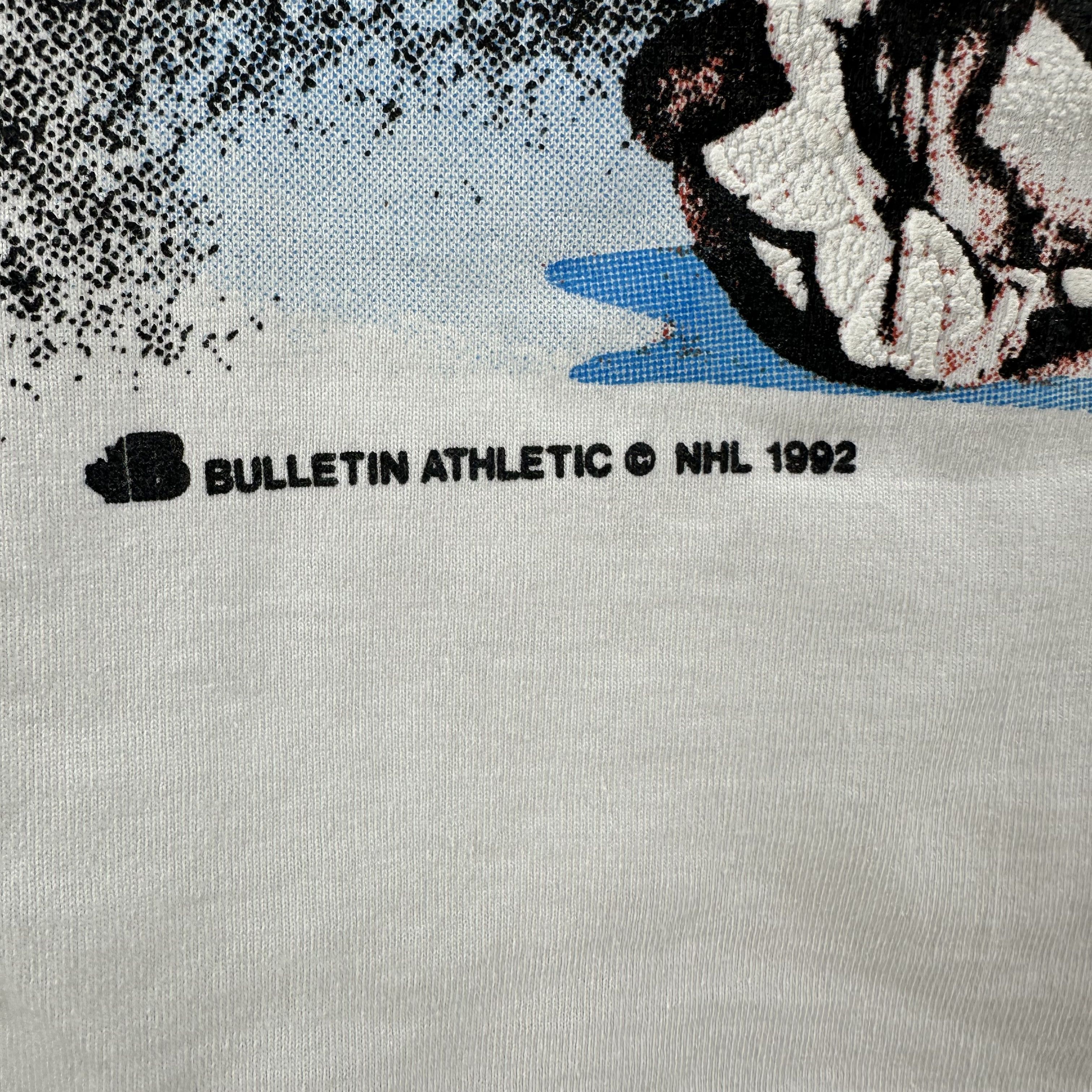 Vintage 1992 Ottawa Senators Bulletin Athletic NHL AOP T-shirt Size US XXL / EU 58 / 5 - 5 Thumbnail