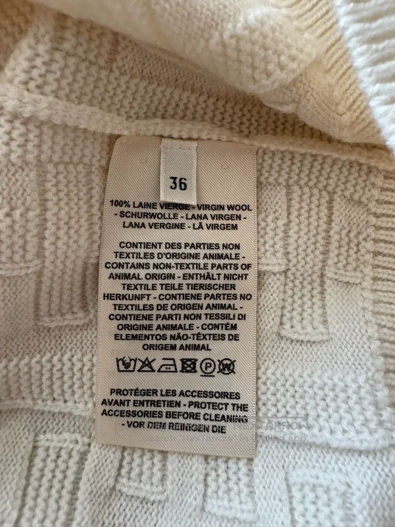 Hermes Hermes Beige Knit Cardigan Size M / US 6-8 / IT 42-44 - 5 Thumbnail