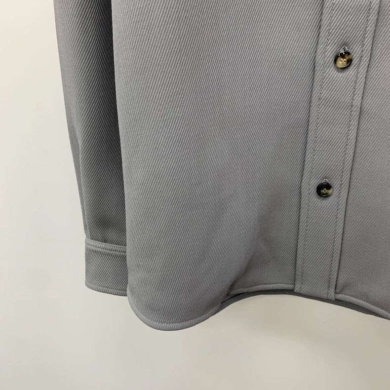 Loewe Loewe Gray logo embroidered wool collar long sleeve single Size M / US 6-8 / IT 42-44 - 4 Thumbnail