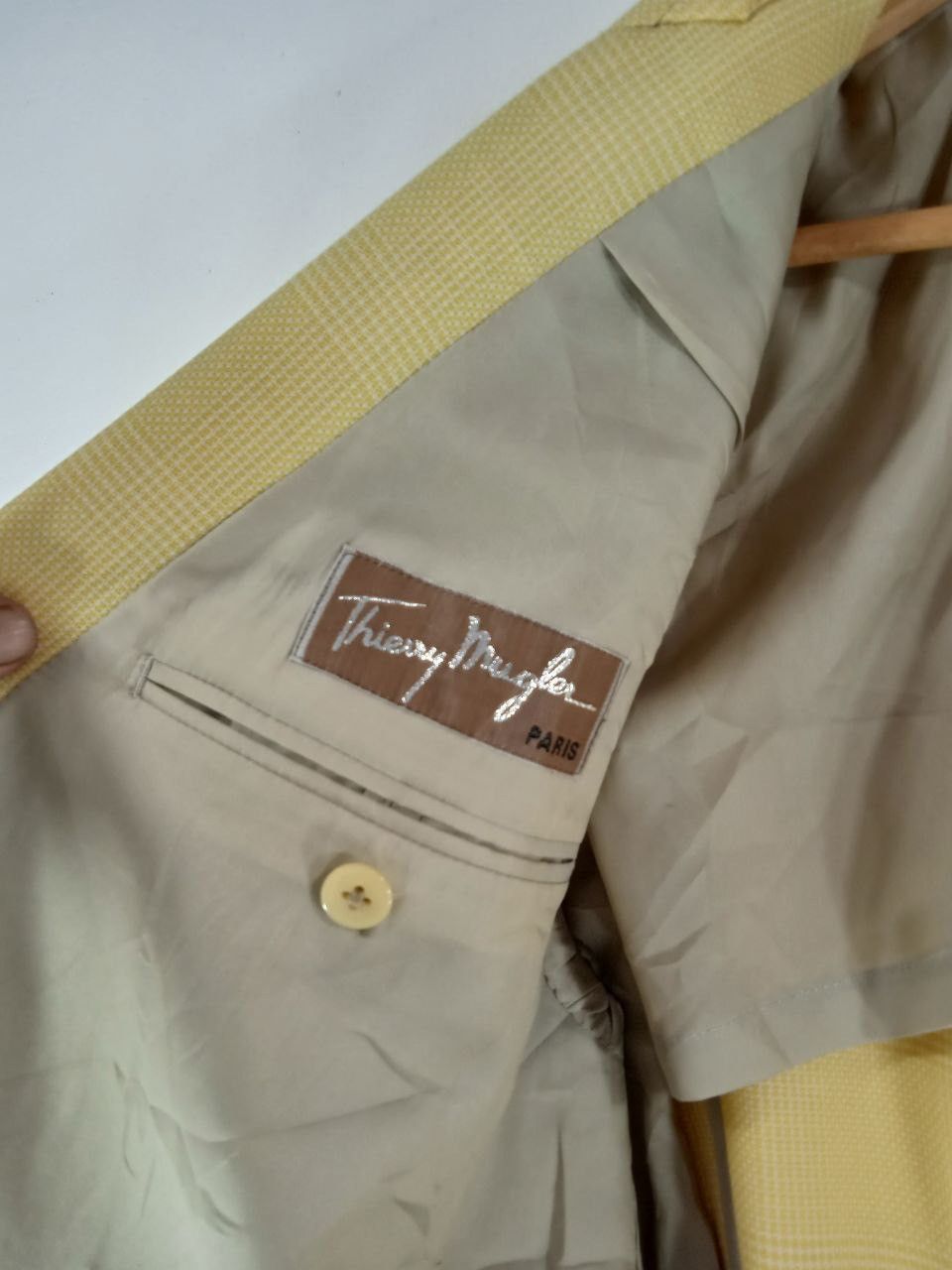 Thierry Mugler Vintage Thierry Mugler Rare Design And Colour Blazer Size 46L - 6 Thumbnail