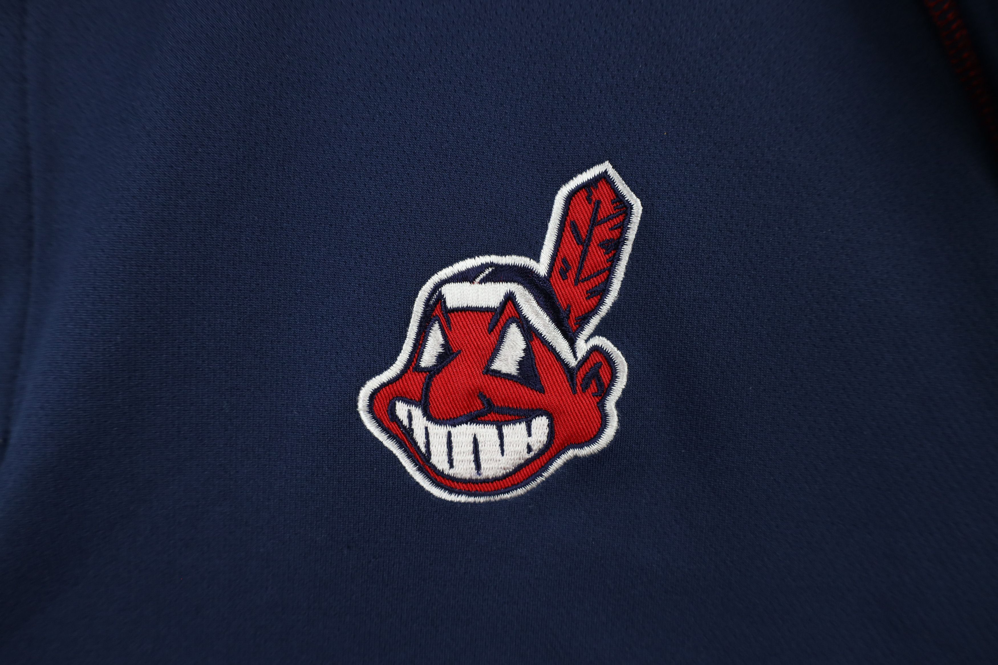 Nike × Vintage Vintage Y2K Nike Chief Wahoo Cleveland Indians Baseball Polo Size US L / EU 52-54 / 3 - 4 Thumbnail