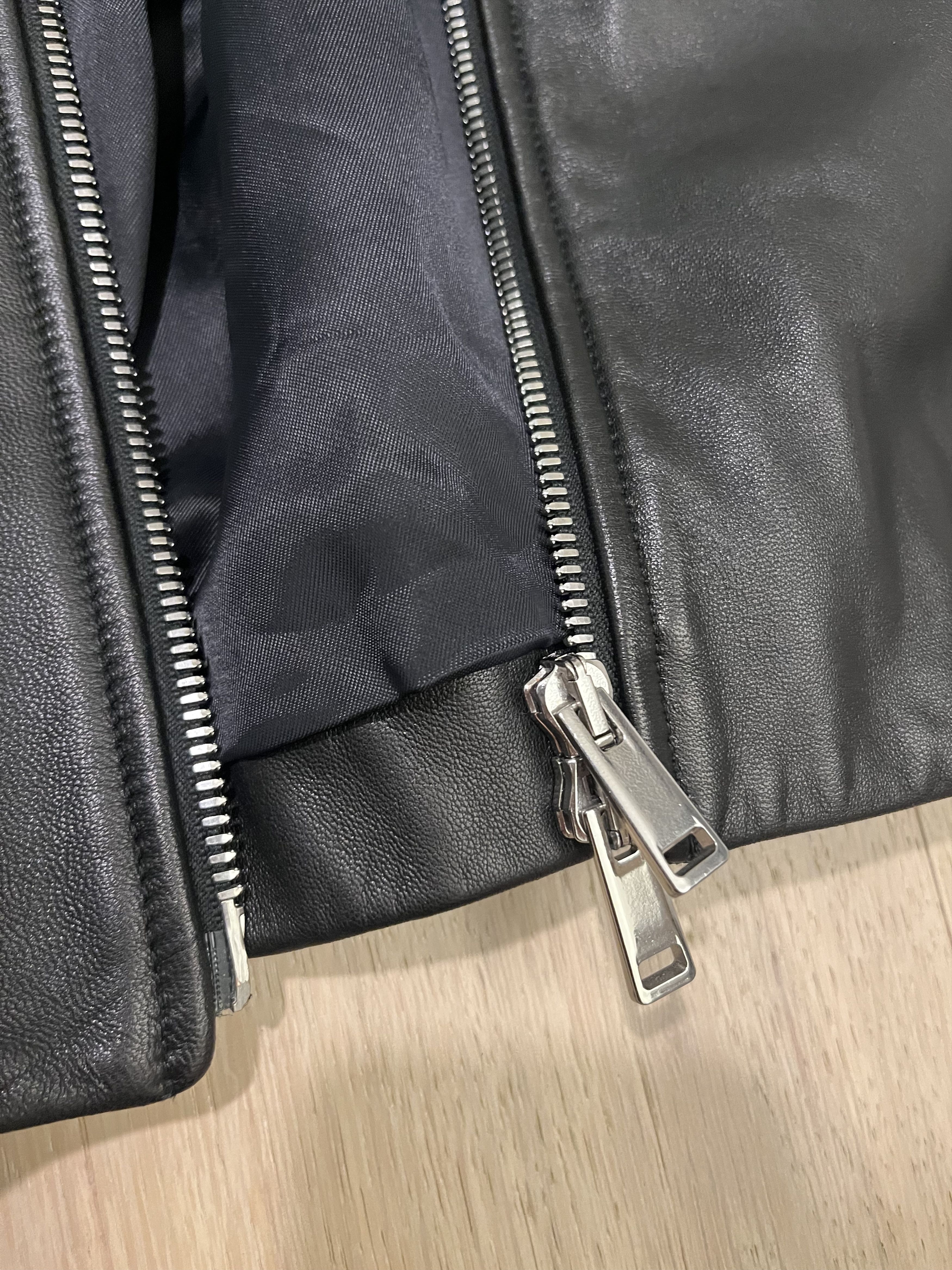 Theory Theory Leather Jacket Size US XL / EU 56 / 4 - 7 Thumbnail