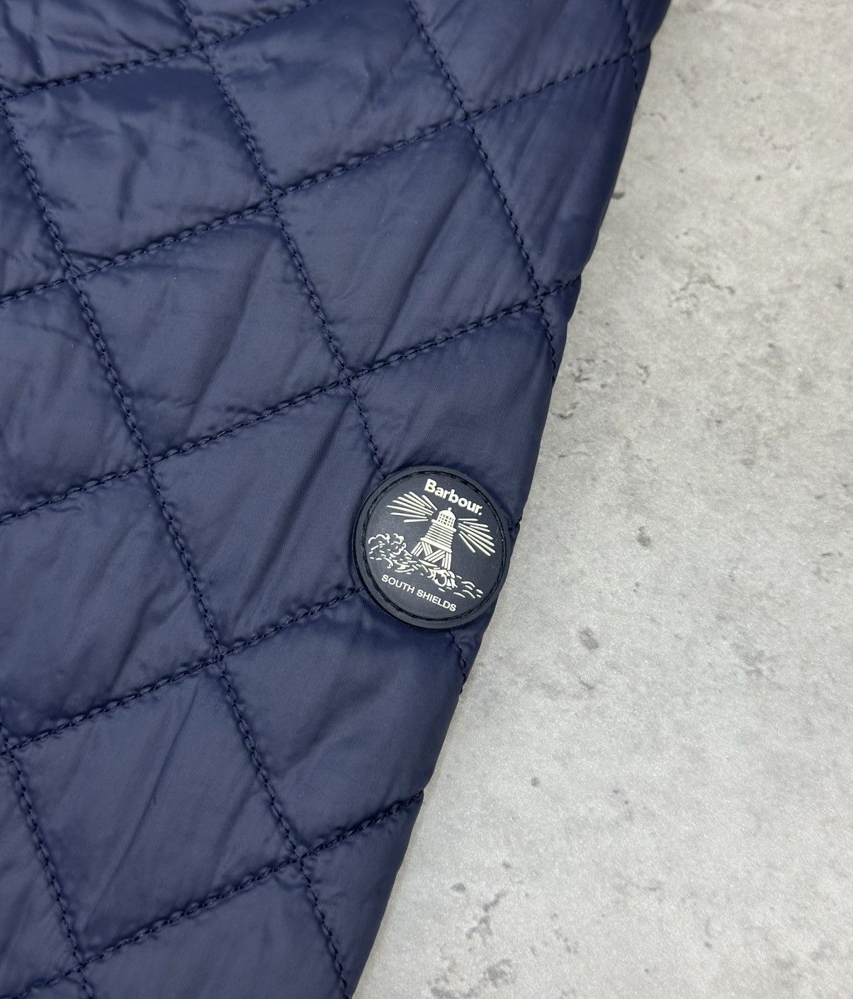 Barbour Barbour Sailboat Quilted Jacket UK 12 US 8 Wome Blue Pocket Size US M / EU 48-50 / 2 - 6 Thumbnail