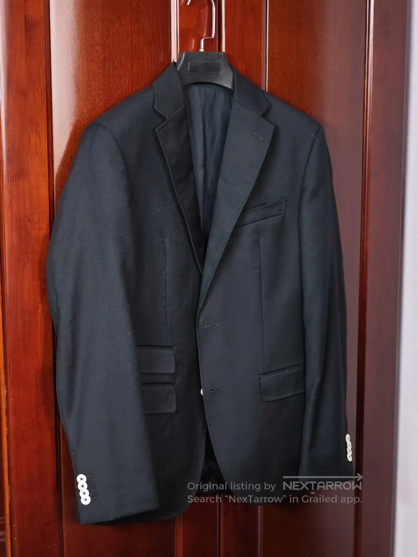 Baldessarini Baldessarini Black Wool Suit Jacket. Size US S / EU 44-46 / 1 - 1 Thumbnail