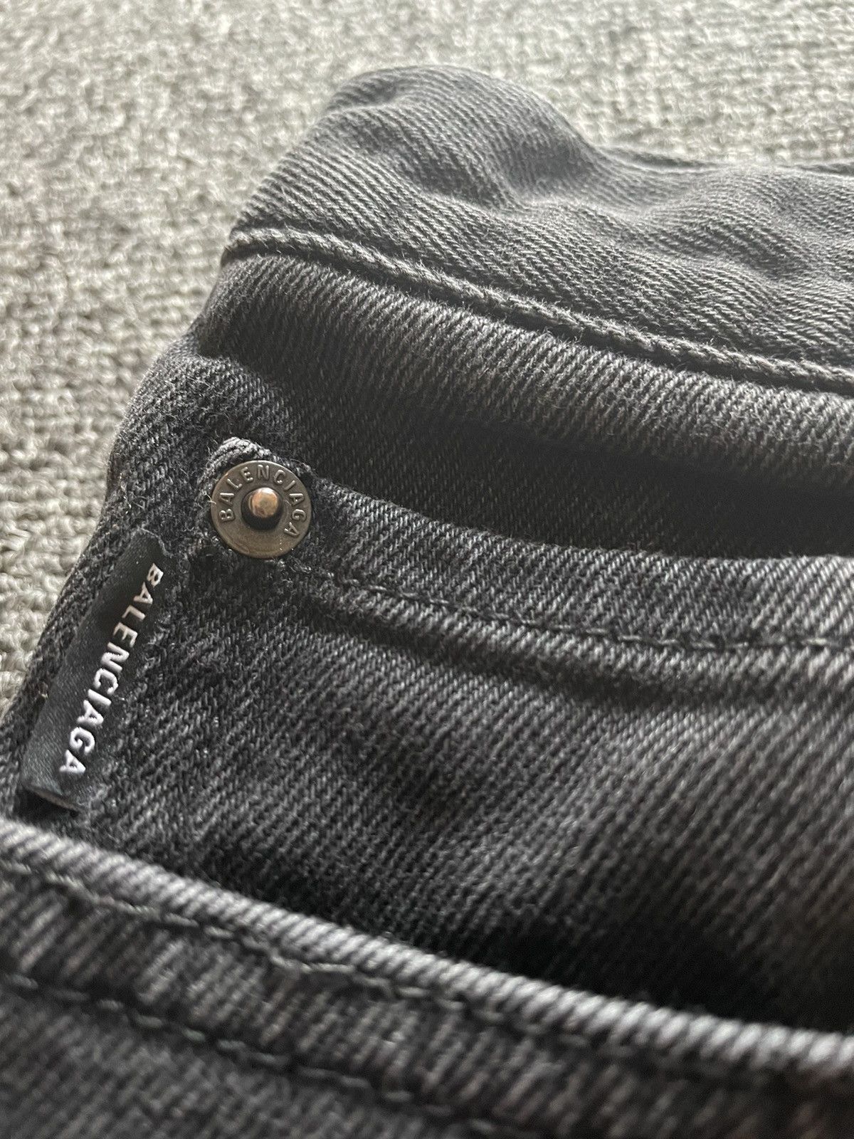 Balenciaga Balenciaga black jenas size 29 Size 29" - 4 Thumbnail