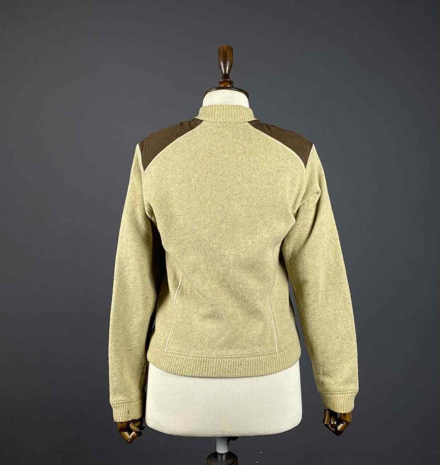 Patagonia Ladies Patagonia USA Beige Wool Full Zip Sweater Size M Size M / US 6-8 / IT 42-44 - 6 Thumbnail