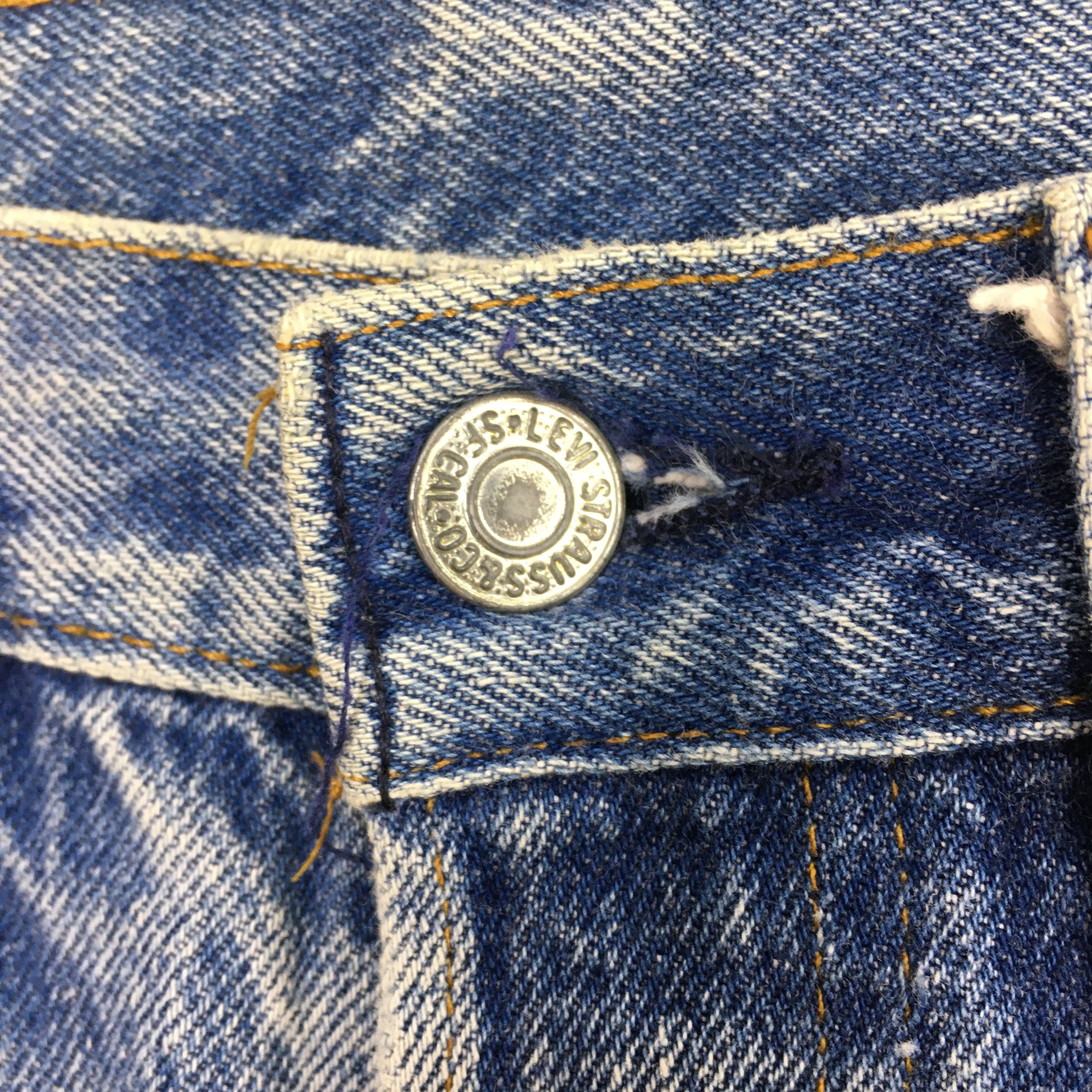 Levi's Size 30x33 Vintage 1980s Levi's 501 Distressed Jeans S189 Size US 30 / EU 46 - 6 Thumbnail