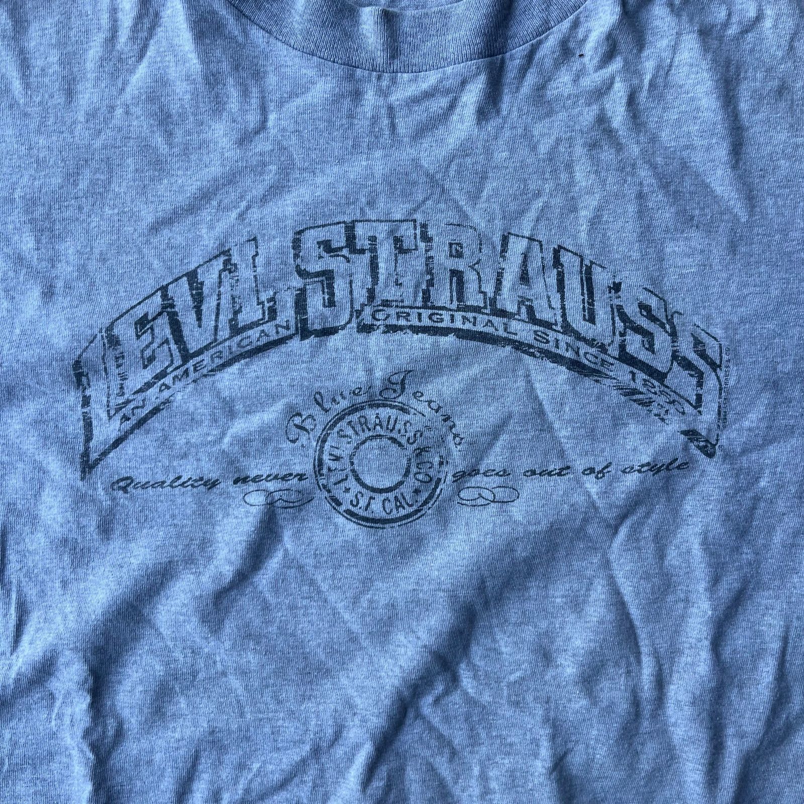 Vintage Vintage 90's LEVI'S SHIRT Classic Logo Graphic XL Grey Size US XL / EU 56 / 4 - 1 Thumbnail