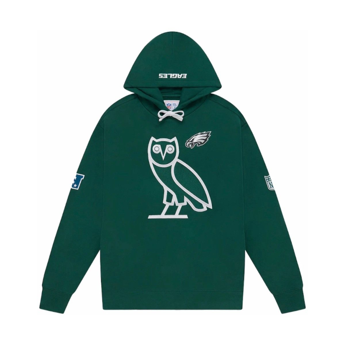 image of Drake x Octobers Very Own Ovo X Nfl - Philadelphia Eagles Hoodie in Green, Men's (Size XL)