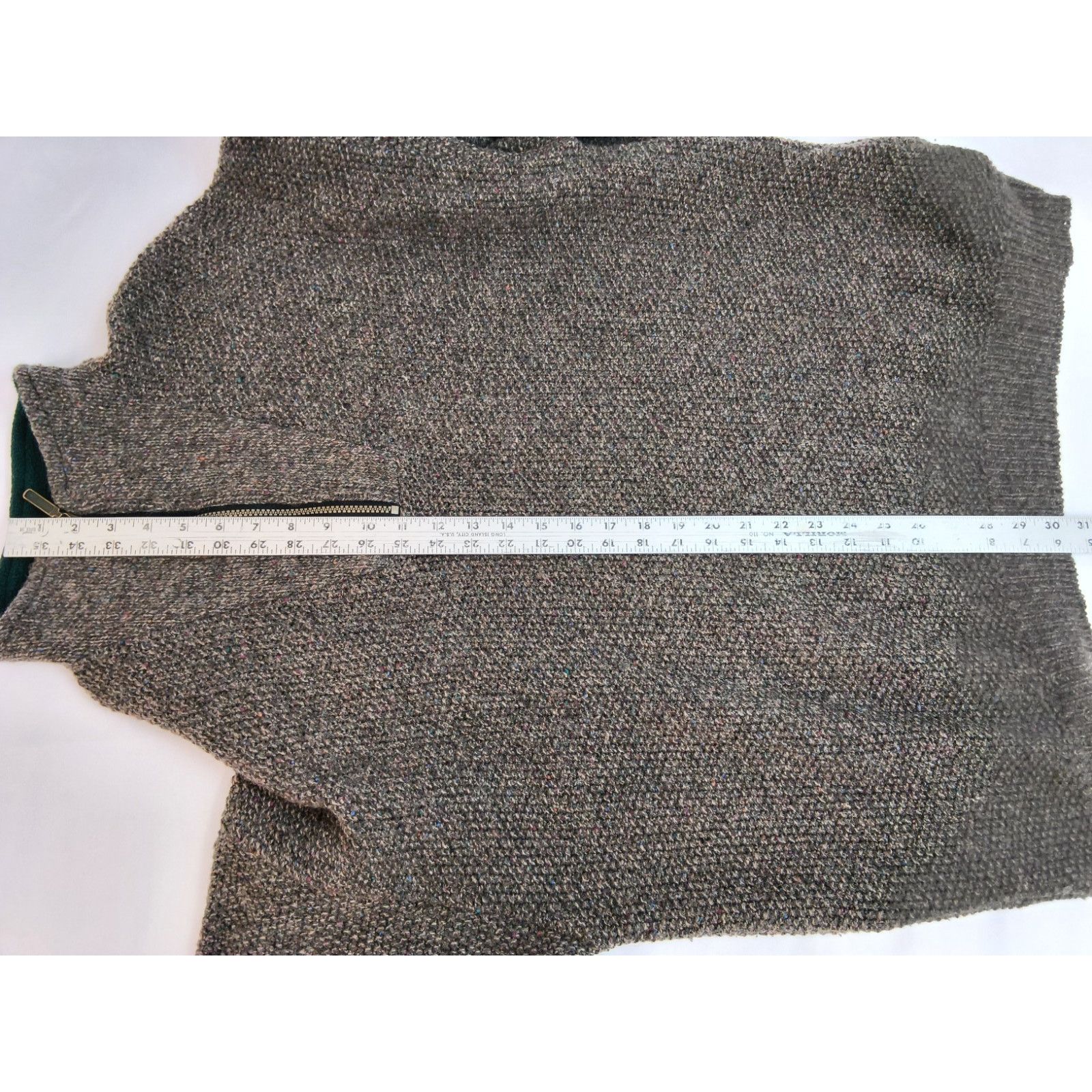 Orvis Orvis Zip Wool Sweater Men's 2XL Brown Vintage Outdoor USA Size US XXL / EU 58 / 5 - 11 Thumbnail