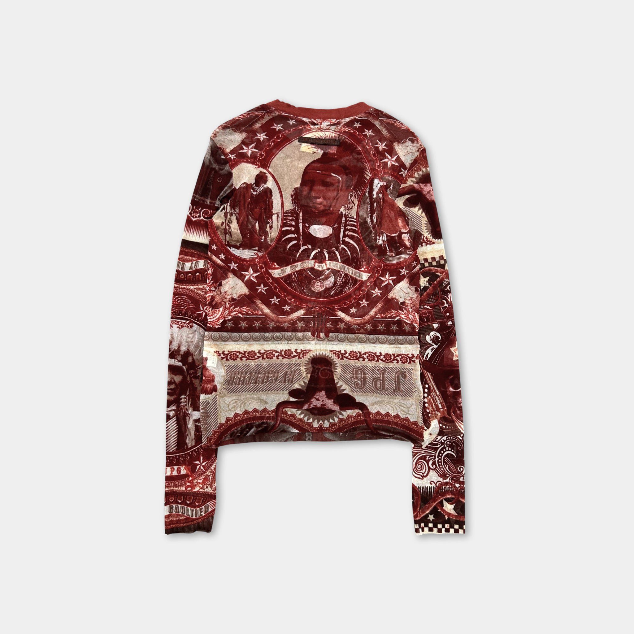 Jean Paul Gaultier Jean Paul Gaultier Native American Longsleeve Size US S / EU 44-46 / 1 - 6 Thumbnail