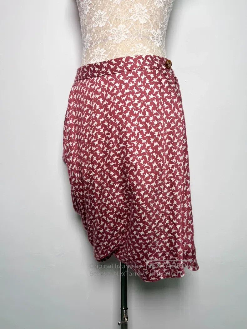 Vivienne Westwood Vivienne Westwood size 3 Grapefruit Pink Cat Pattern Asymme Size 23" - 6 Thumbnail