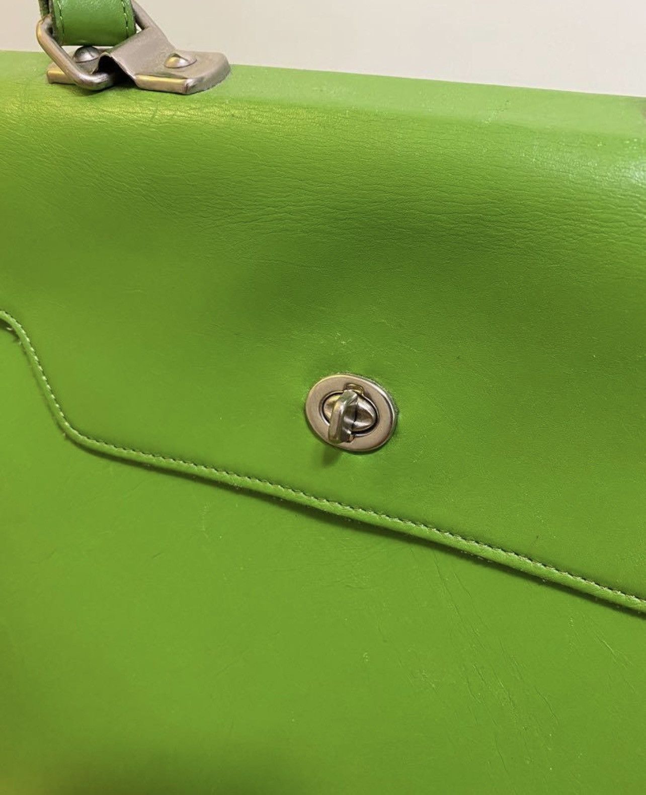 Comme des Garcons 🔥 Vintage Comme des Garçons green leather bag Size ONE SIZE - 8 Thumbnail