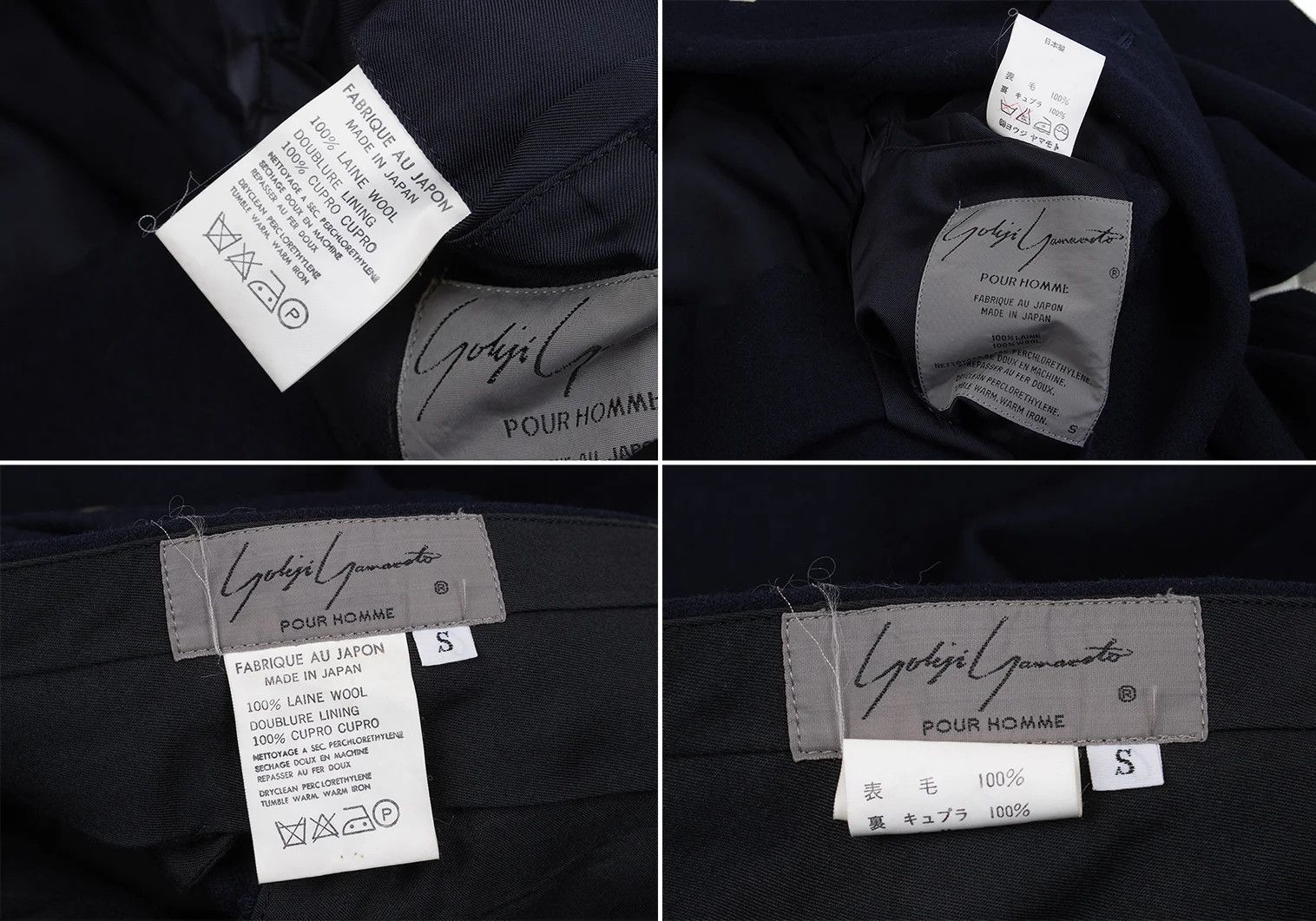 Yohji Yamamoto Yohji Yamamoto Wool Double Jacket Set in Navy Size US S / EU 44-46 / 1 - 20 Thumbnail