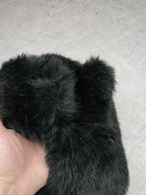 Vintage Avant-garde Trapped Fur ski hat with ears Lil Yachty style Size ONE SIZE - 6 Thumbnail
