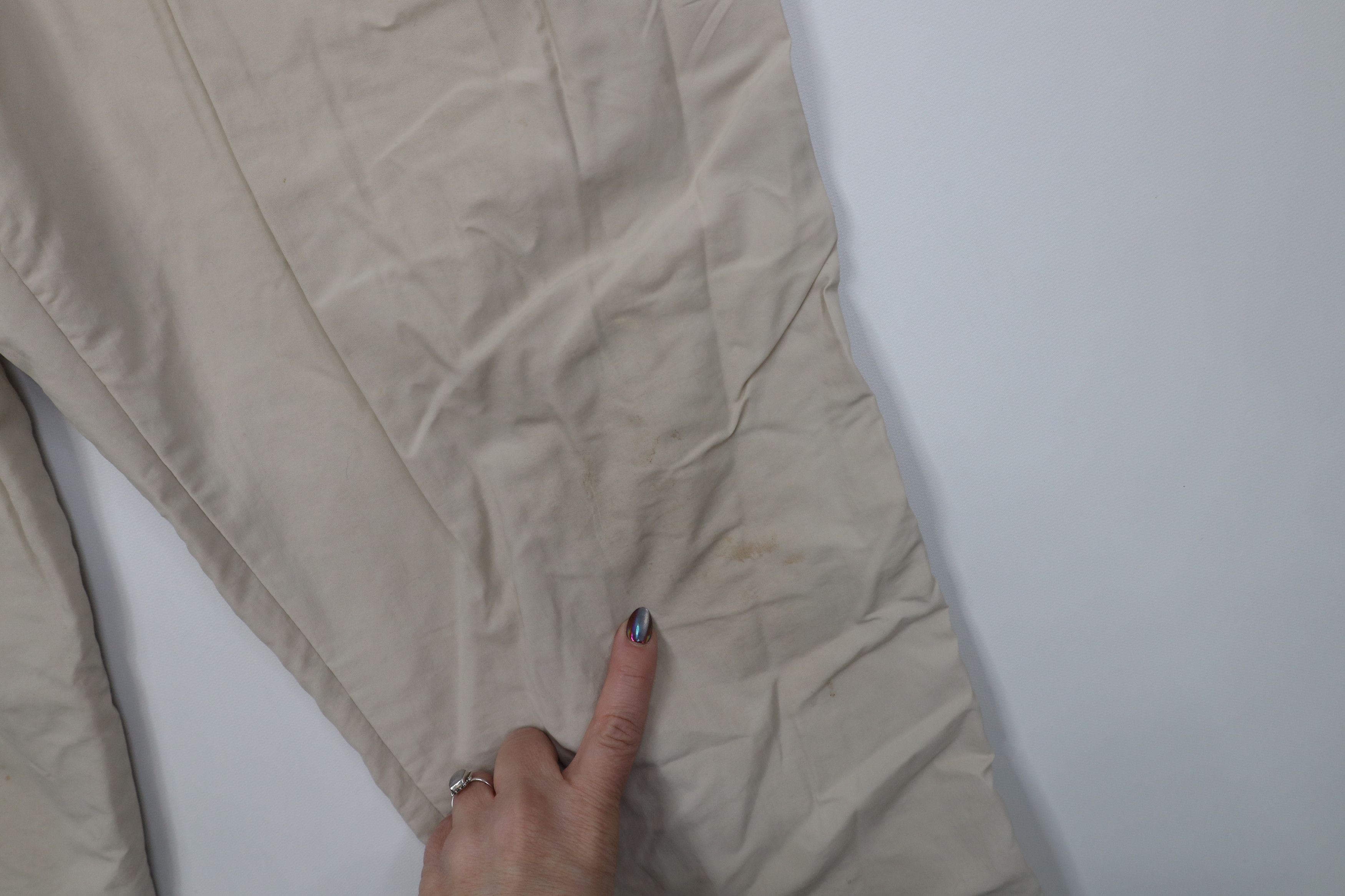 Lands' End Vintage 90s Lands End Lined Windbreaker Pants Beige USA Size 38" / US 16 / IT 52 - 7 Thumbnail