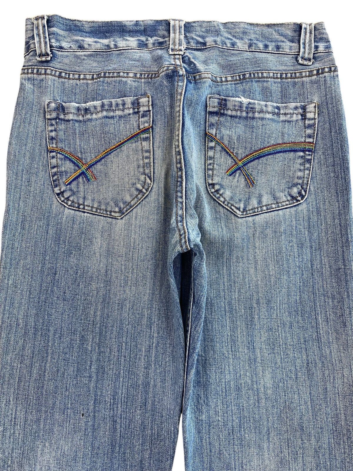 Japanese Brand Japanese Brand Light Wash Hairy Leg Flare Style Jeans Size US 32 / EU 48 - 4 Thumbnail