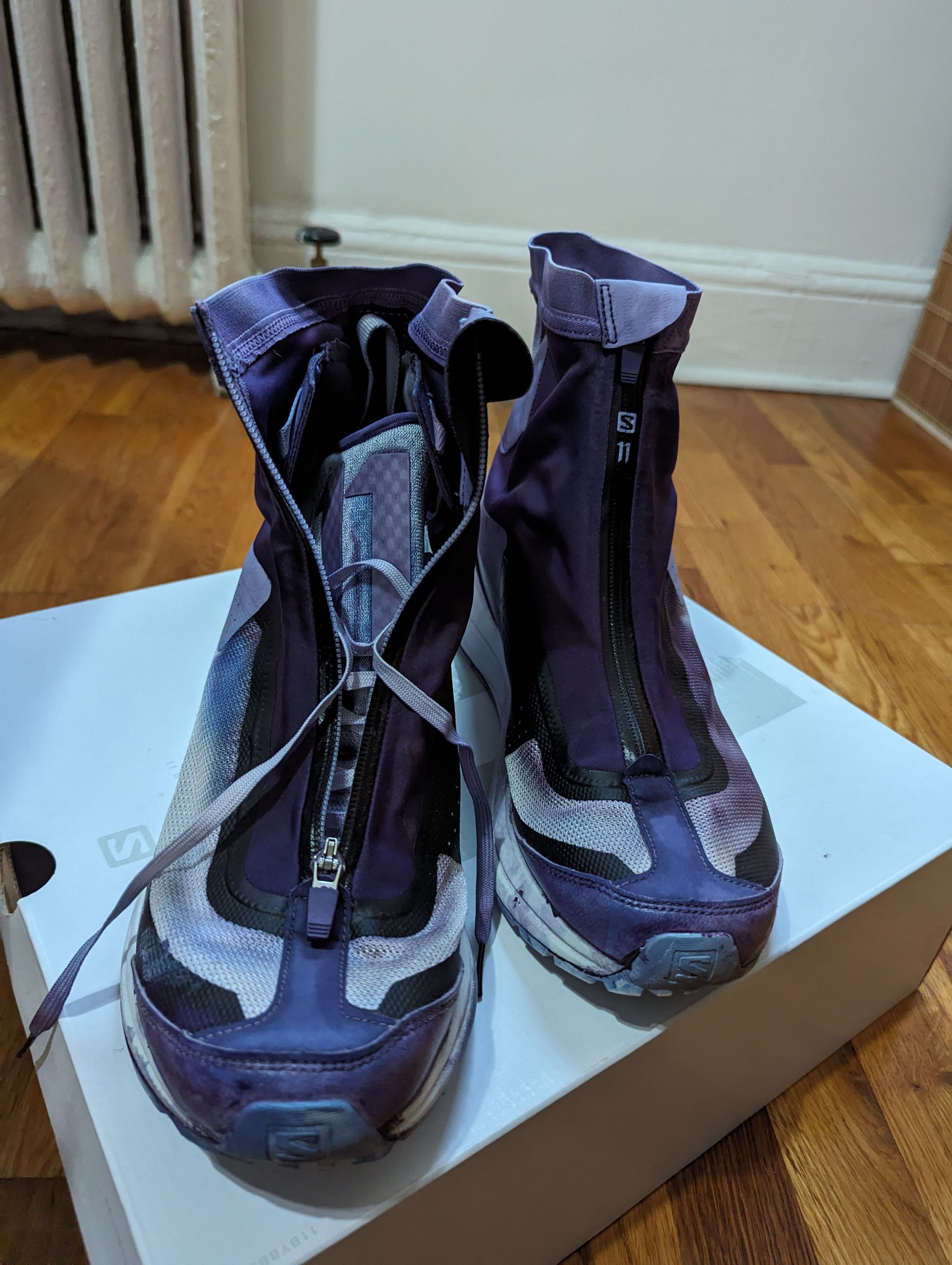 Boris Bidjan Saberi 11 by BBS X Salomon Murex Purple Bamba 2 High | Grailed