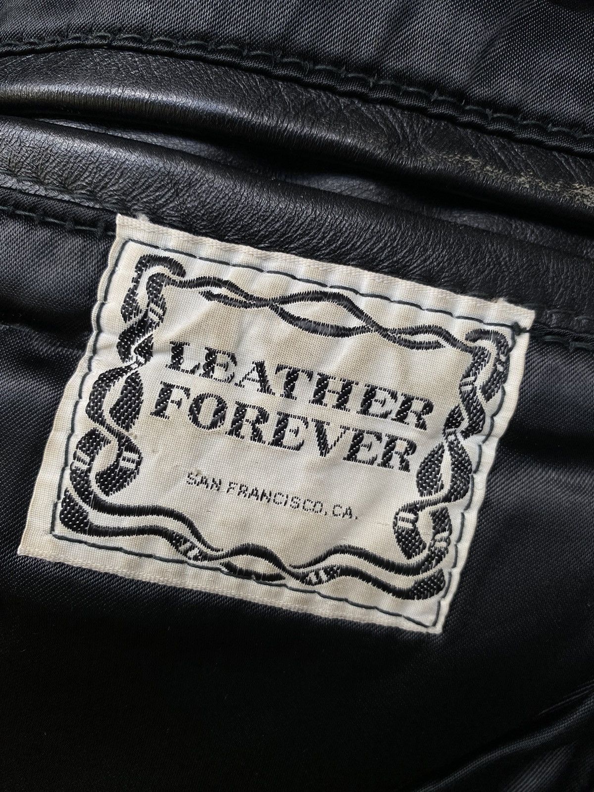 Vintage 1950s Leather Forever Double Rider Leather Jacket Size US XS / EU 42 / 0 - 17 Thumbnail