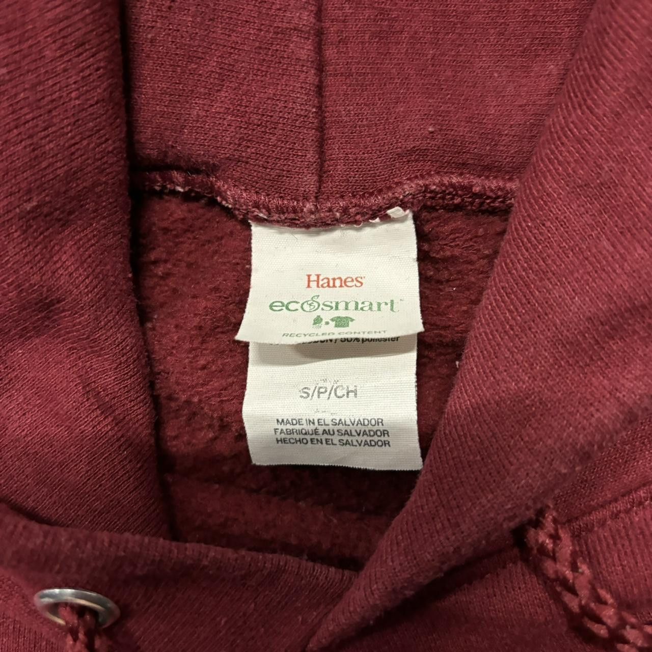 Russell Athletic × Vintage Crazy Vintage Y2K/2000s Red Blank Russell Style Essential Pullover Hoodie! Size US S / EU 44-46 / 1 - 6 Thumbnail