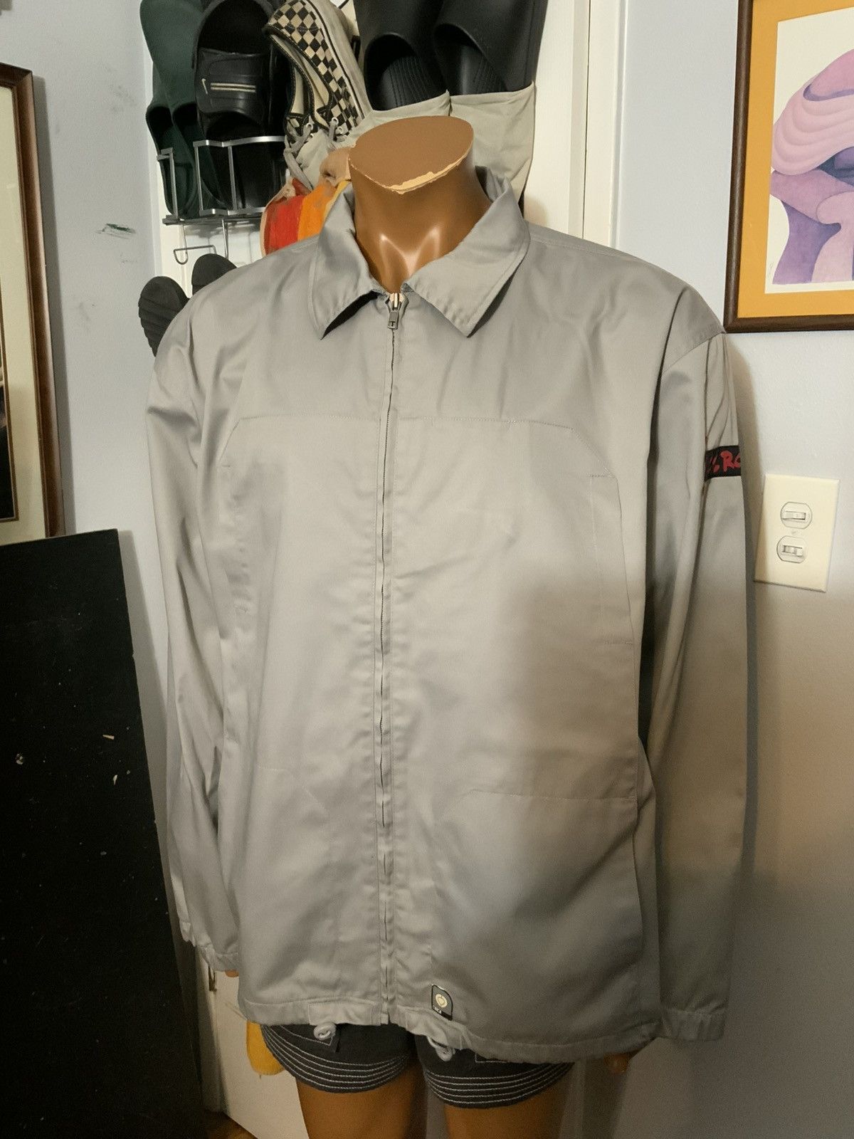 C1RCA × Vintage Y2K Circa Skateboarding Elbow Patch Zip Mechanic Work Jacket Size US L / EU 52-54 / 3 - 8 Thumbnail