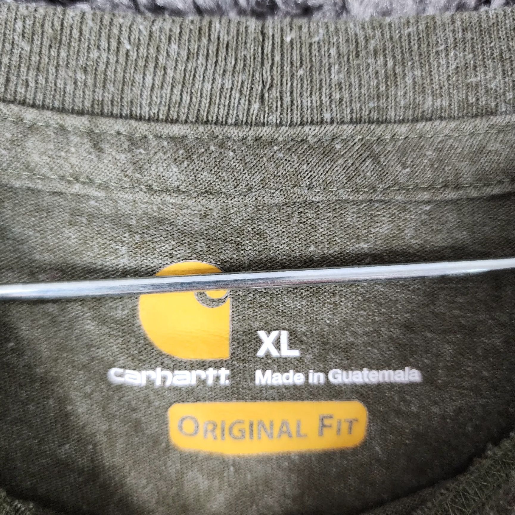 Carhartt Carhartt Long Sleeve Tee Mens Green XL Cotton Poly Blend Size US XL / EU 56 / 4 - 4 Thumbnail