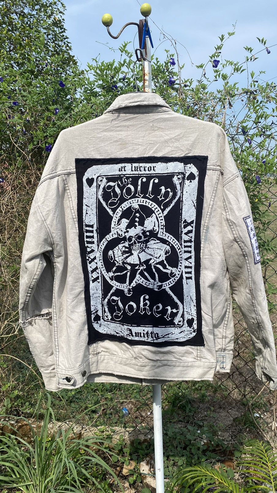 Japanese Brand Jungle Storm The Jolly Joker Tokyo Style Denim Jacket Size US L / EU 52-54 / 3 - 1 Thumbnail