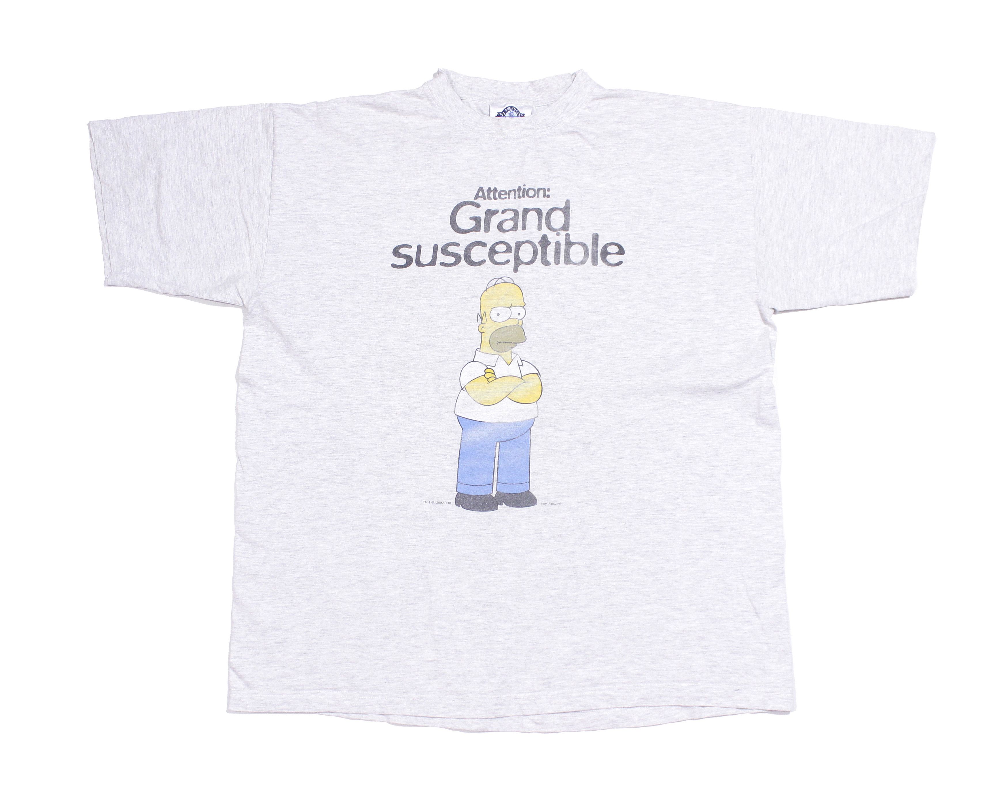 Cartoon Network 2000 Simpsons Homer Big Logo T-Shirt Size US XL / EU 56 / 4 - 1 Thumbnail