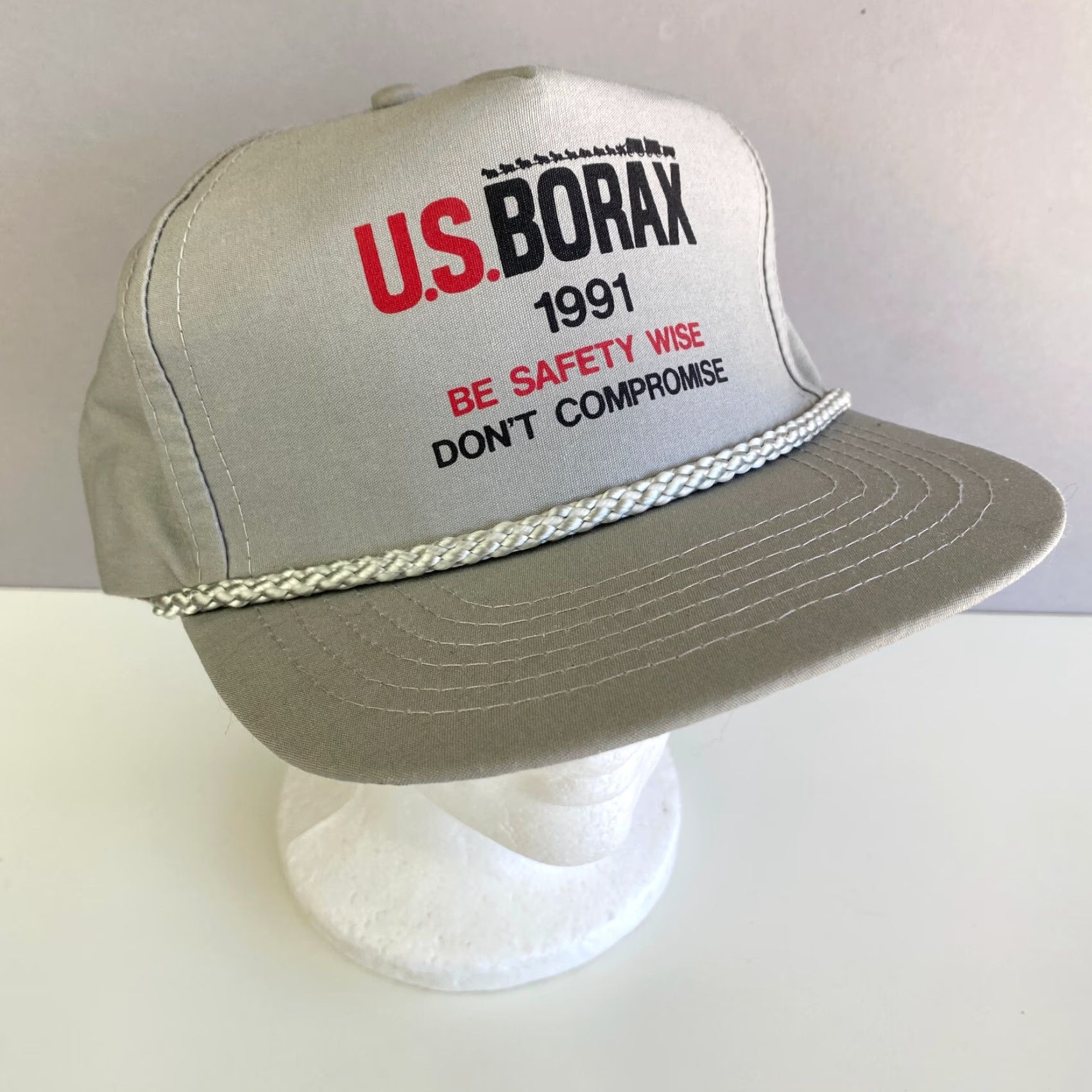 Kapital VINTAGE Capital Trucker Hat Gray 1991 USA 80s 90s Classic Outdoor Hat Mens One Size Cap Size ONE SIZE - 2 Thumbnail
