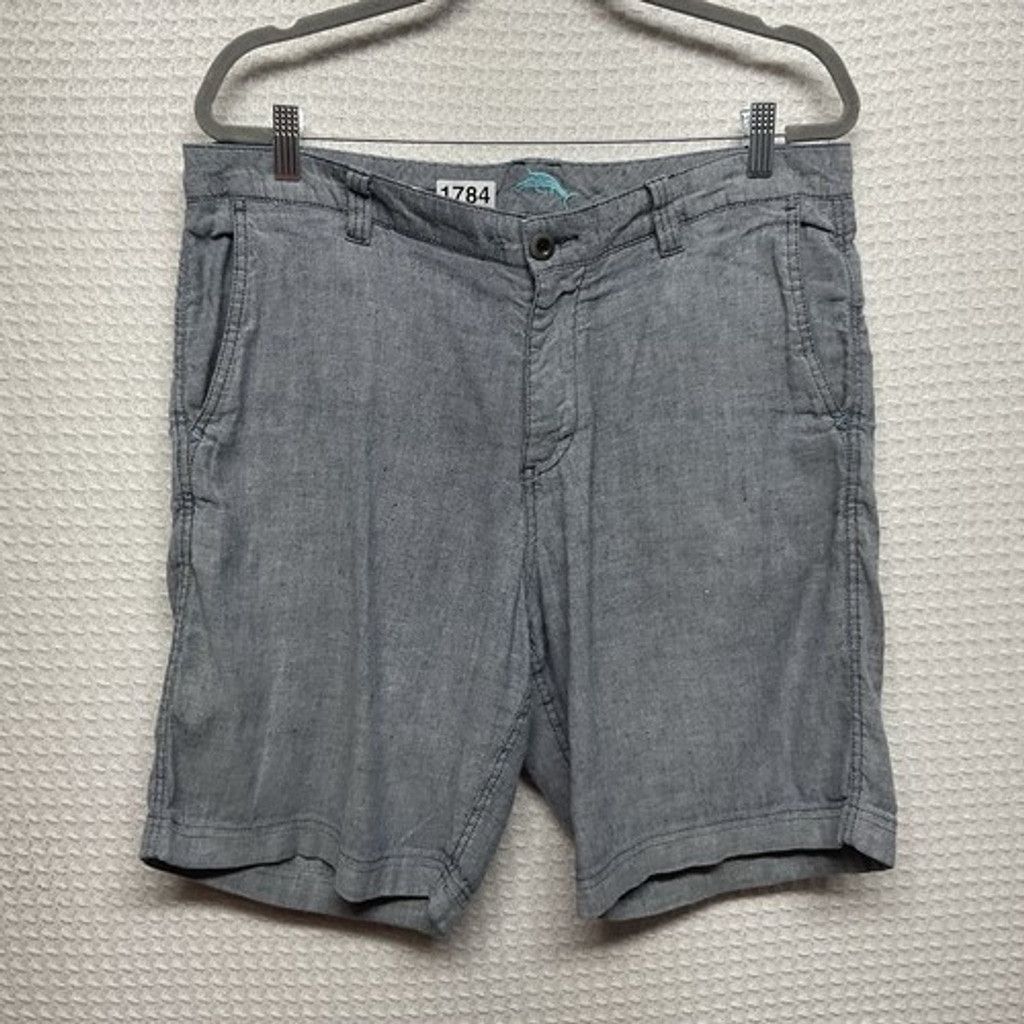 Tommy Bahama Tommy Bahama Linen/Cotton Flat Front Chino Shorts Men 36 Size US 36 / EU 52 - 9 Thumbnail