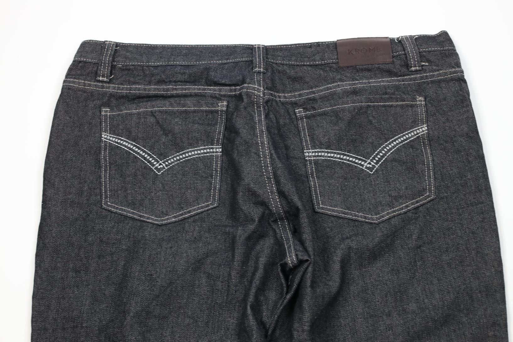 Vintage Vintage Y2K Streetwear Baggy Fit Wide Leg Denim Jeans Black Size US 44 / EU 60 - 10 Thumbnail