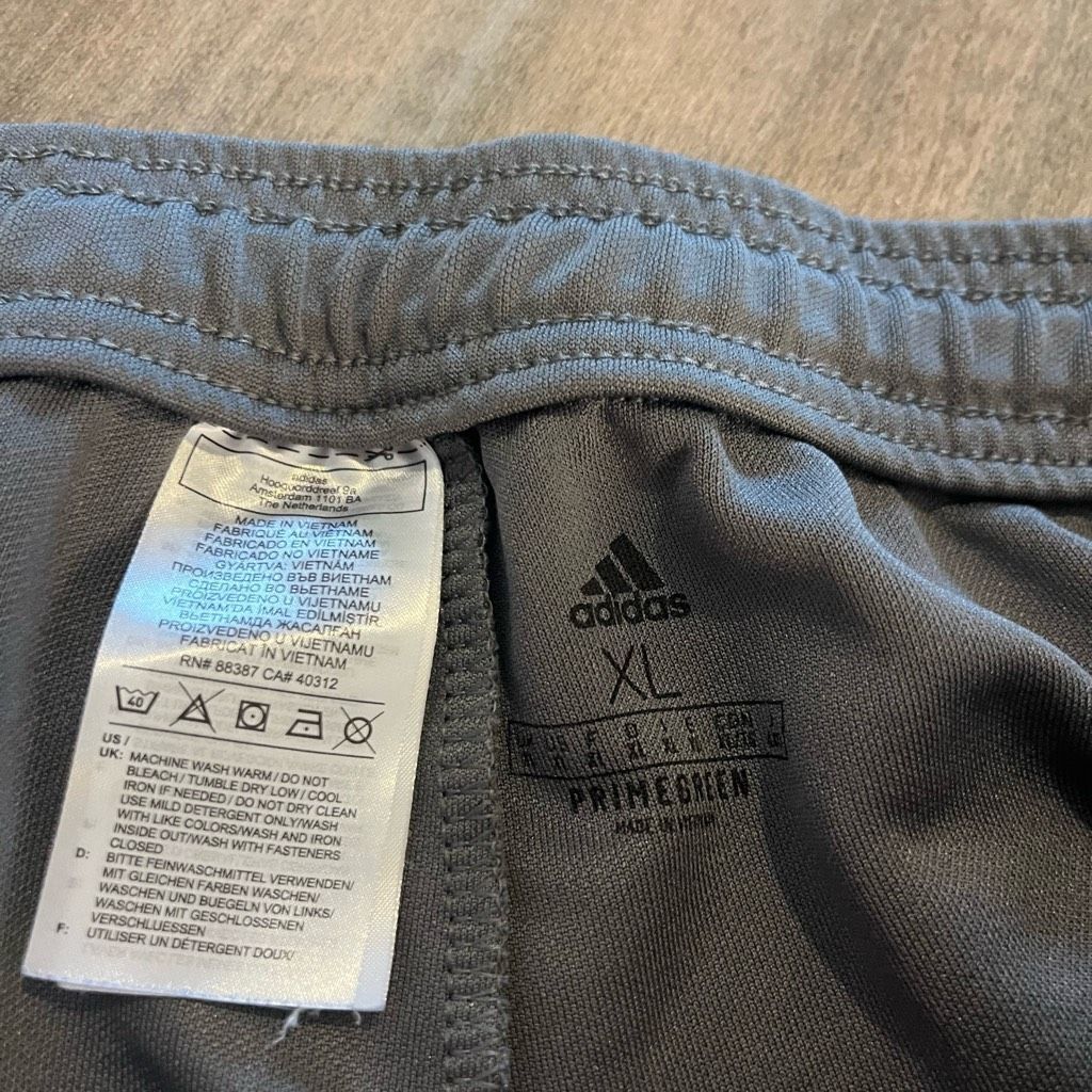 Adidas Adidas Grey Athletic Workout Track Pants Men XL Bin C-40 Size US 44 / EU 60 - 4 Thumbnail