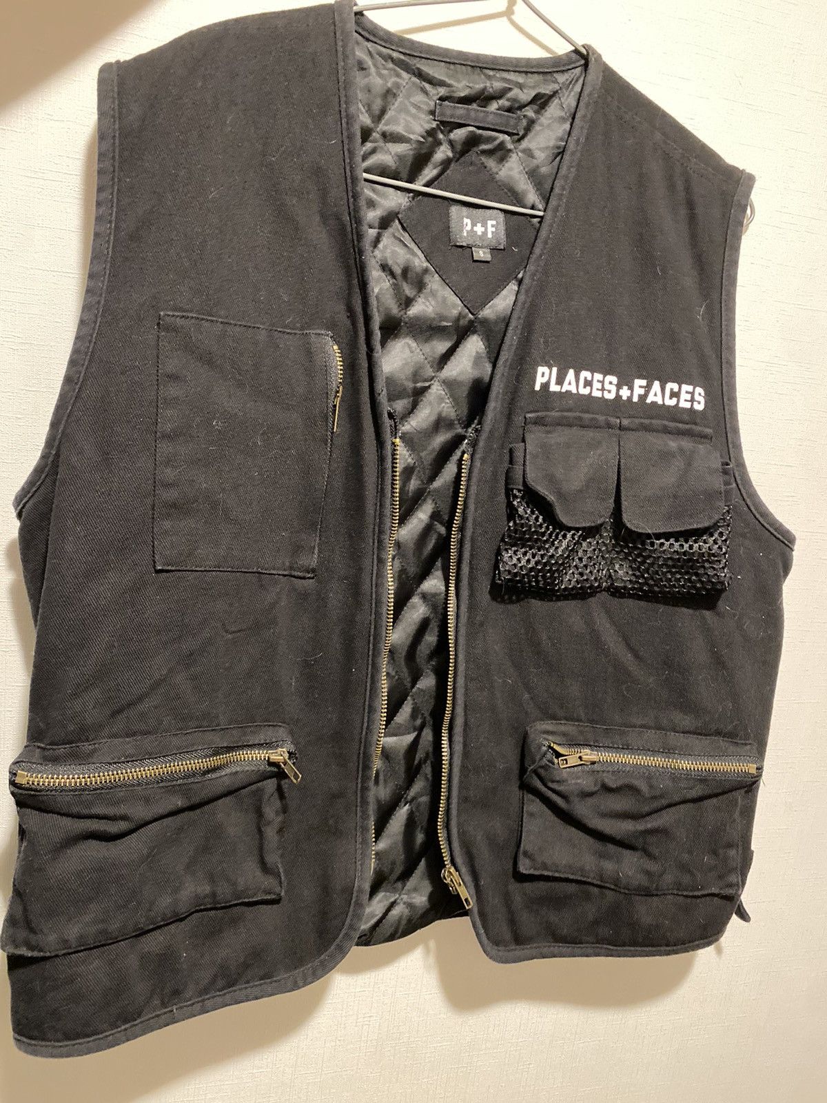 image of Places Faces Tactical Vest in Black, Men's (Size Small)