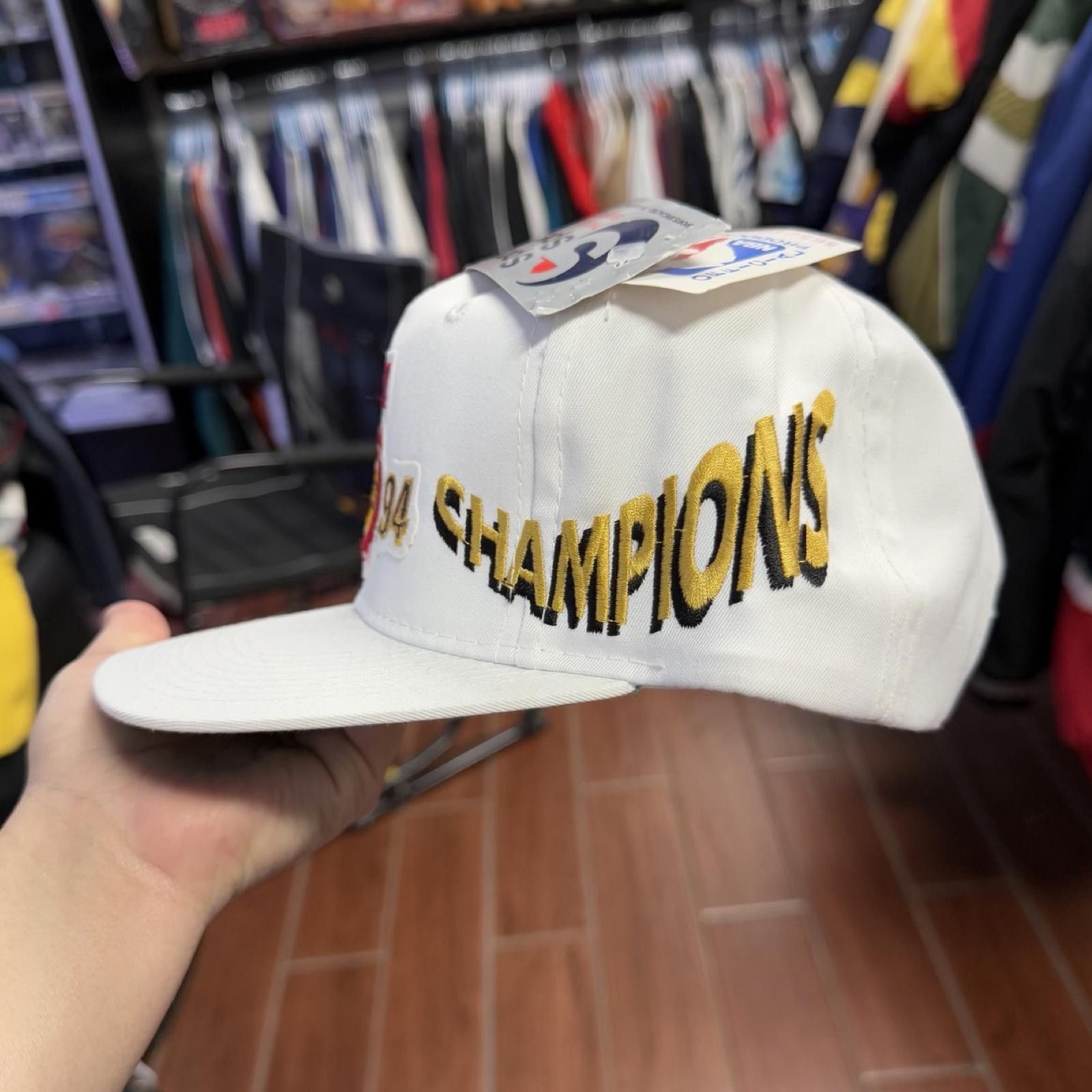 Sports Specialties 1994 Houston Rockets Champs Snapback DSWT Size ONE SIZE - 2 Thumbnail