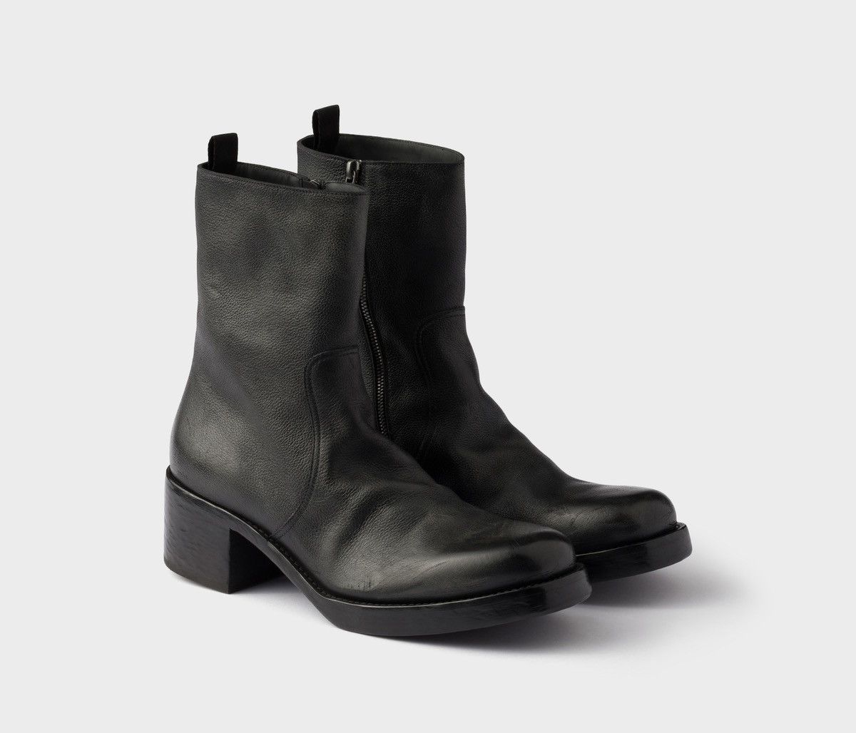 Prada Prada Leather Boots Size US 13 / EU 46 - 1 Thumbnail