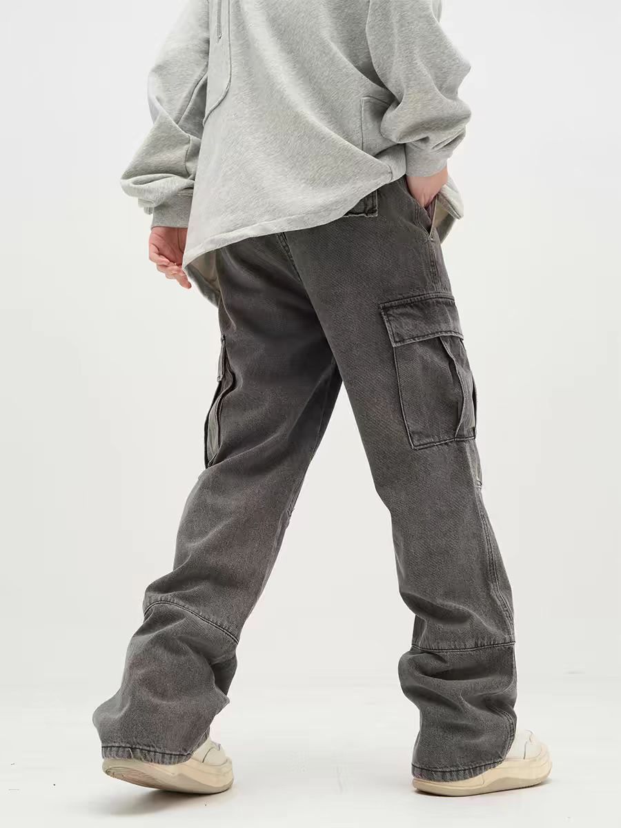 Japanese Brand × Jean Vintage washed pocket baggy jeans Size US 30 / EU 46 - 2 Thumbnail
