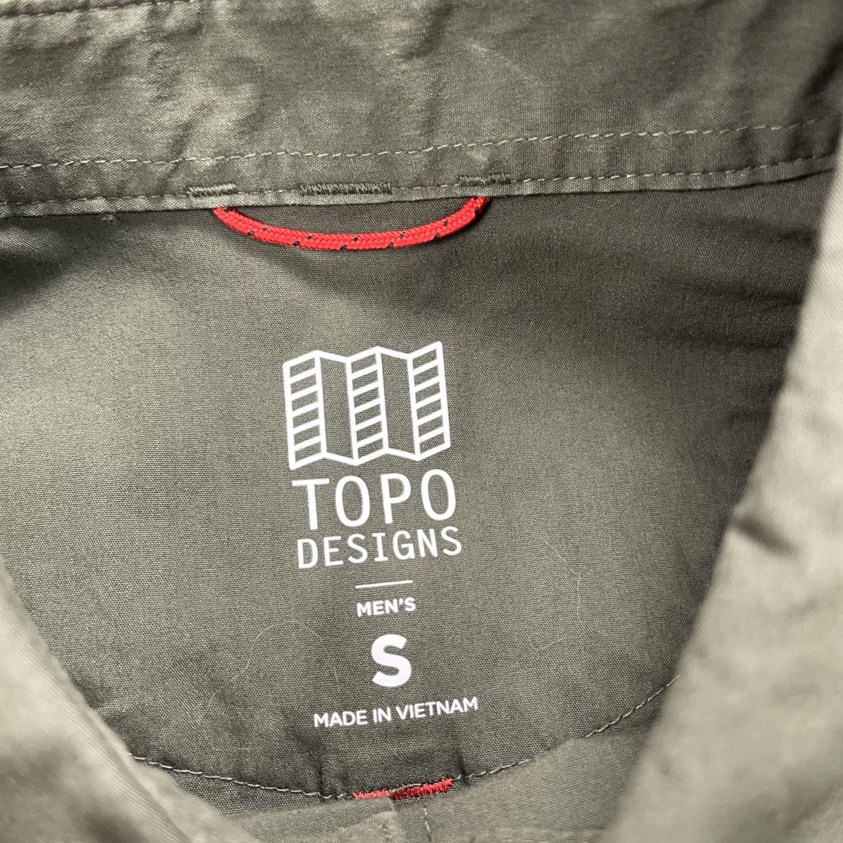 Topo Designs Topo Designs Shirt Mens Small Olive Army Green Snap Pockets Outdoor Size US S / EU 44-46 / 1 - 3 Thumbnail