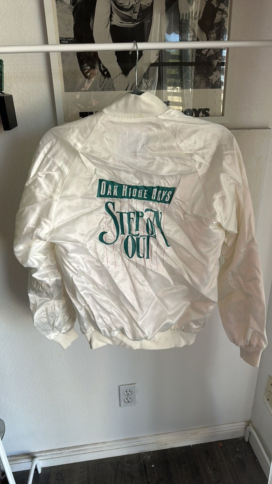 Vintage Oak Ridge Boys made in USA satin jacket. Size small