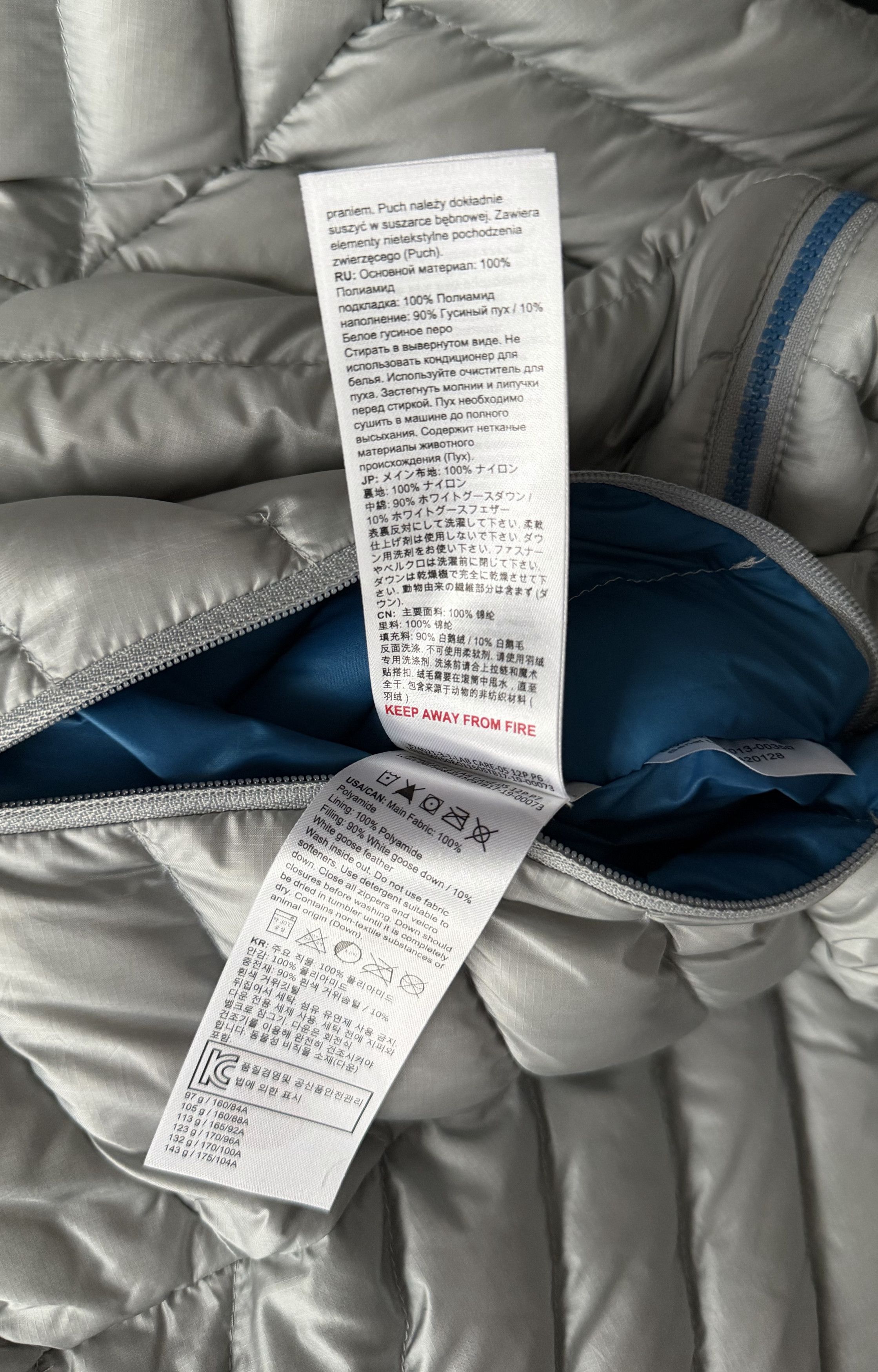 Mammut MAMMUT 'Broad Peak' Down Fill Power 800+ Jacket Metal Gray Size M / US 6-8 / IT 42-44 - 21 Thumbnail