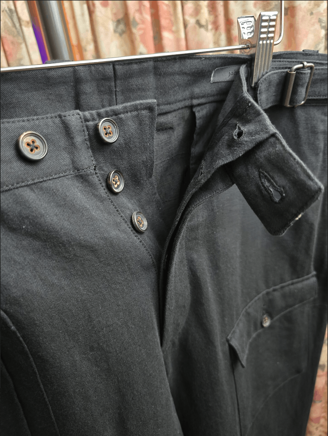 John Varvatos Artisan Cotton Linen Cargo Pant Size US 34 / EU 50 - 6 Thumbnail