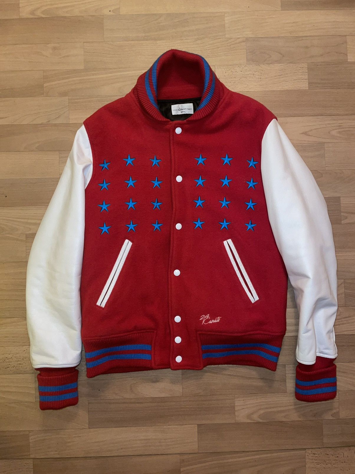 Other 24 Karats College jacket with embroidered stars Size US M / EU 48-50 / 2 - 1 Thumbnail