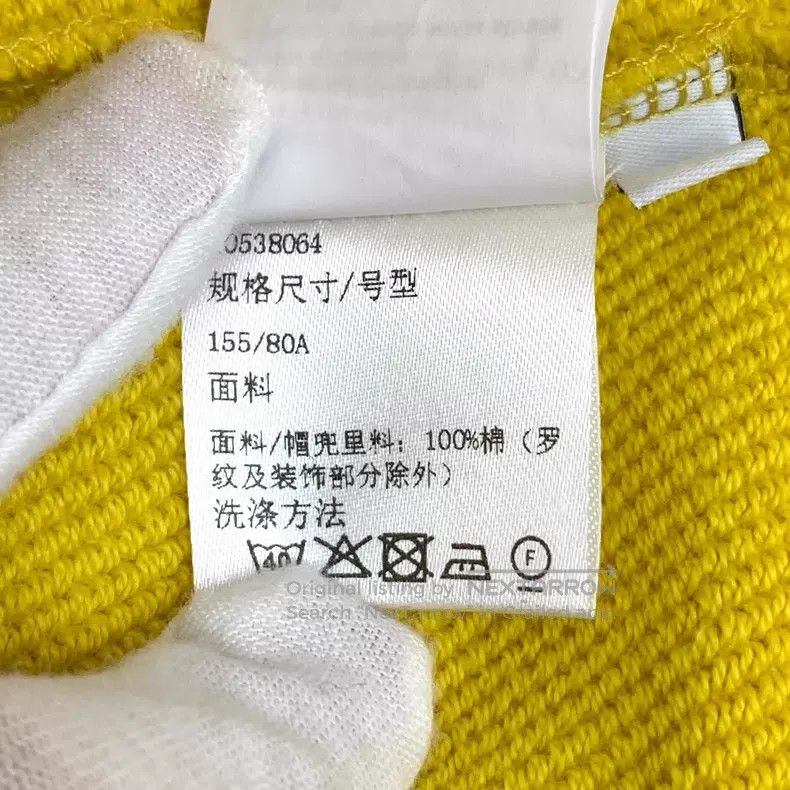 Loewe Loewe Yellow Logo Embroidered Cotton Hooded Drawstring Lon Size XS / US 0-2 / IT 36-38 - 7 Thumbnail